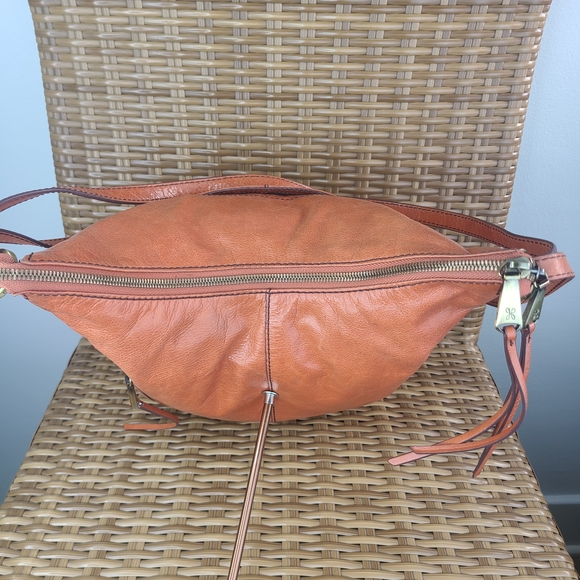 HOBO Orange Leather Hobo Bag - Picture 6 of 16